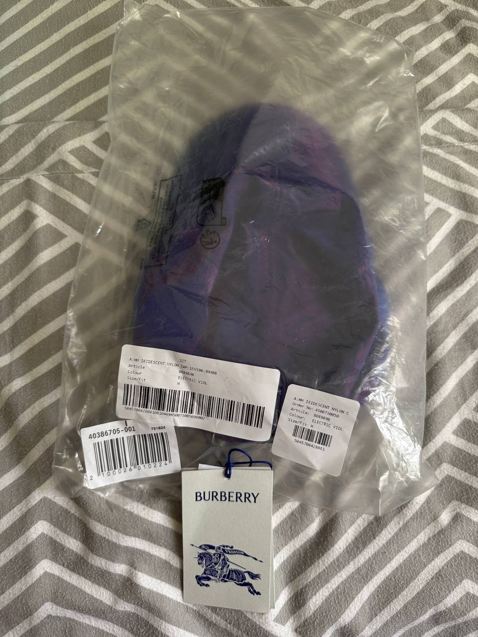 BURBERRY NYLON CAP