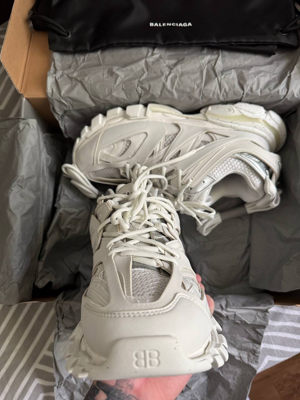 BALENCIAGA TRACK RECYCLED WHITE