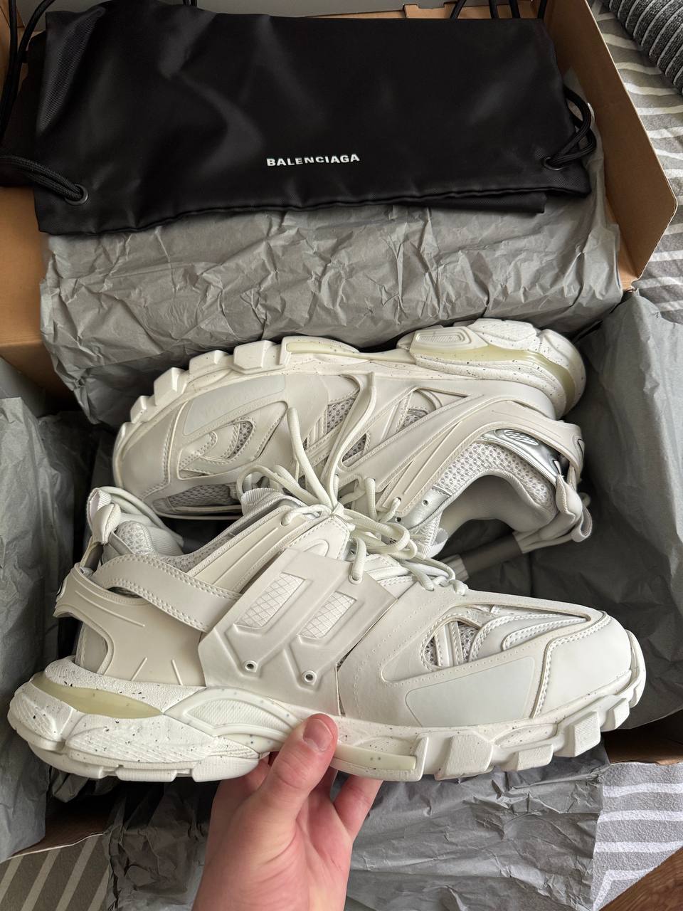 BALENCIAGA TRACK RECYCLED WHITE