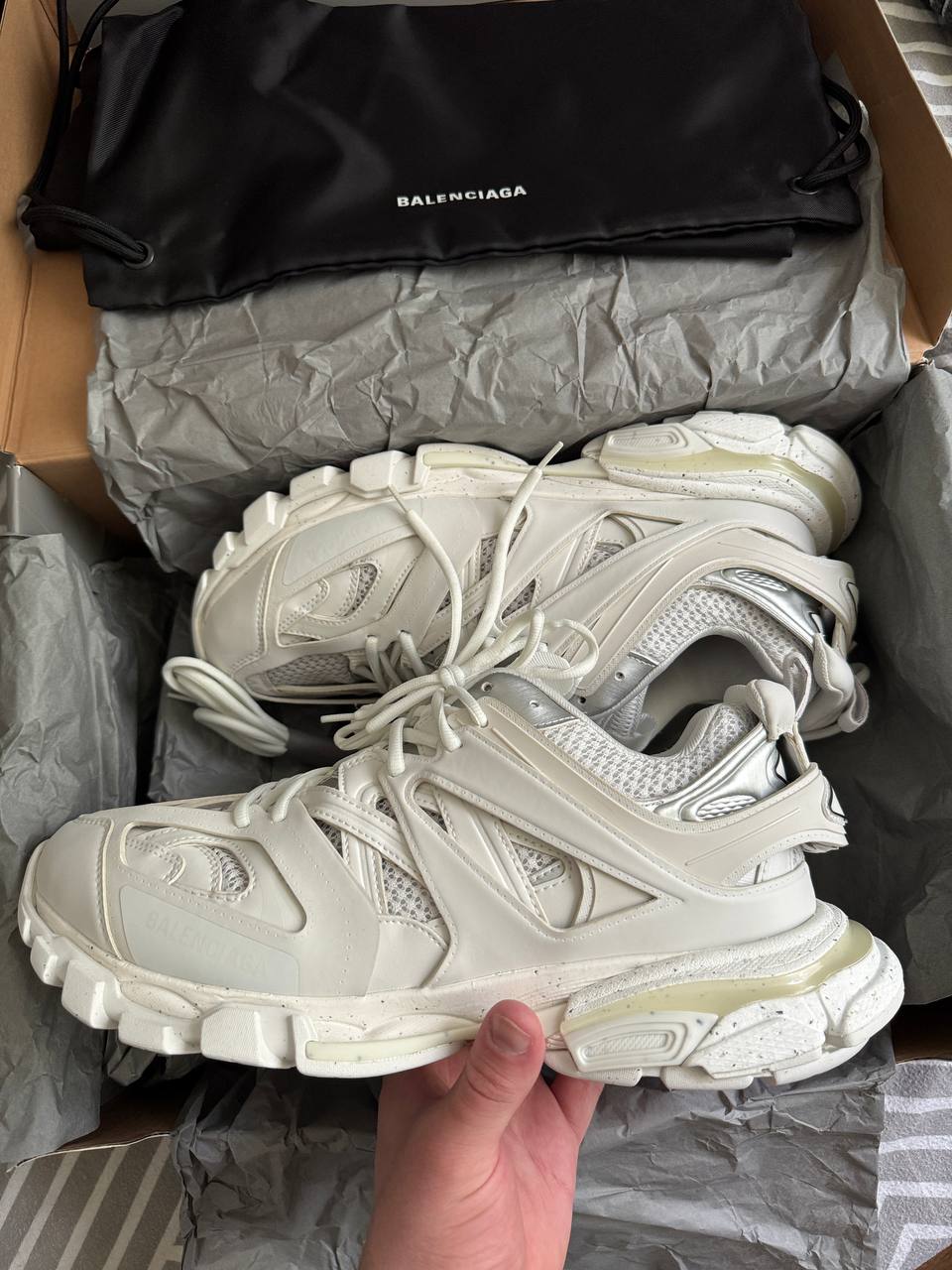 BALENCIAGA TRACK RECYCLED WHITE