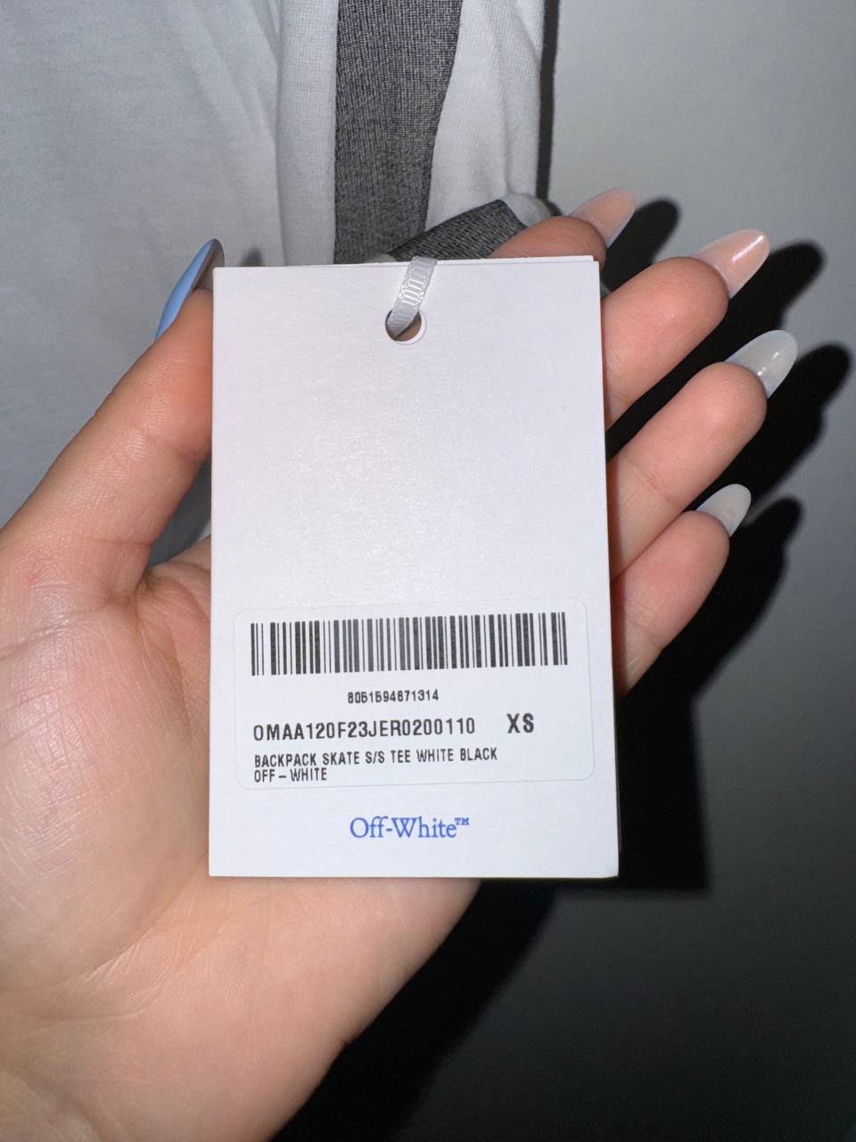 OFF WHITE BACKPACK SKATE