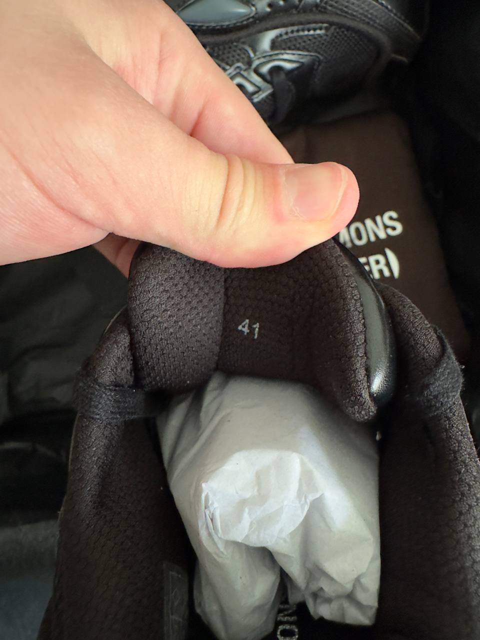 RAF SIMONS PHARAXUS BLACK/BLUE