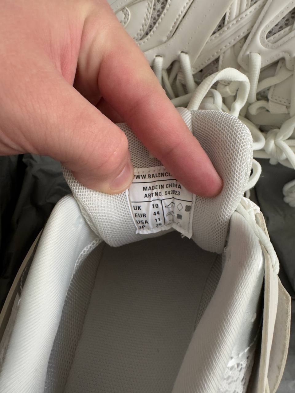 BALENCIAGA TRACK RECYCLED WHITE
